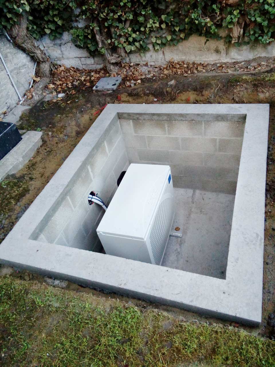 Exemple d'installation de système de réfrigération